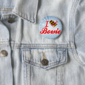 I Love Bowie, Maryland Ronde Button 5,7 Cm (In situ)