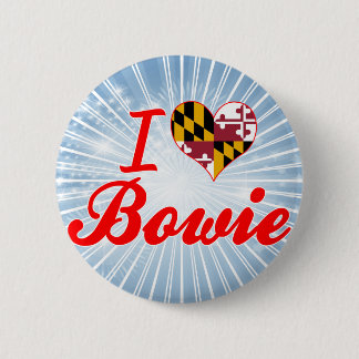 I Love Bowie, Maryland Ronde Button 5,7 Cm