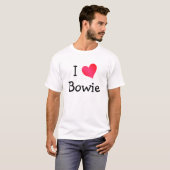 I Love Bowie T-shirt (Voorkant volledig)
