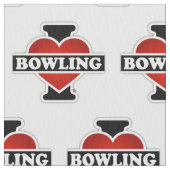 I Love Bowling Stof (Close Up)