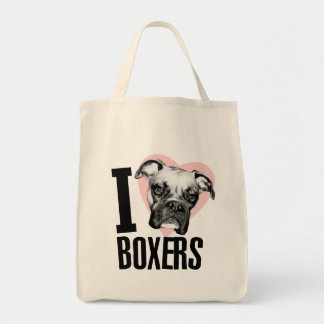 I Love Boxers Grocery Tas