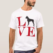 I Love Boxers - Light Colour T-shirt (Voorkant)