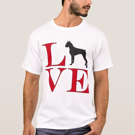 I Love Boxers - Light Colour T-shirt (Voorkant)