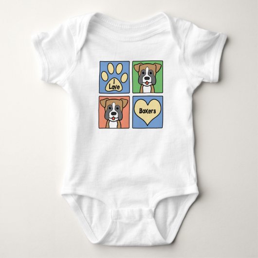 I Love Boxers Romper (Voorkant)