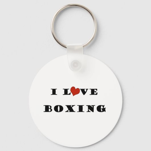 I Love Boxing.png Sleutelhanger (Voorkant)