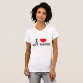 I Love Boy Bands T-shirt (Voorkant volledig)