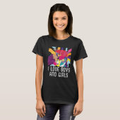 I Love Boys And Girls Bisexual Pride Bisexuality L T-shirt (Voorkant volledig)