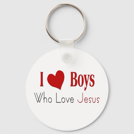 I Love Boys Sleutelhanger (Voorkant)
