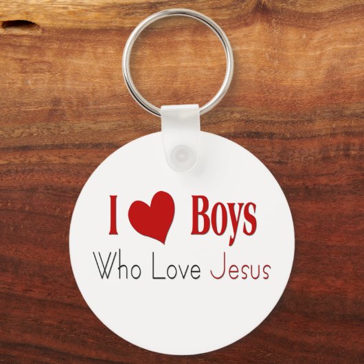 I Love Boys Sleutelhanger (Voorkant)