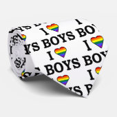 I Love Boys Stropdas (Opgerold)