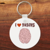 I Love Brains Sleutelhanger (Voorkant)