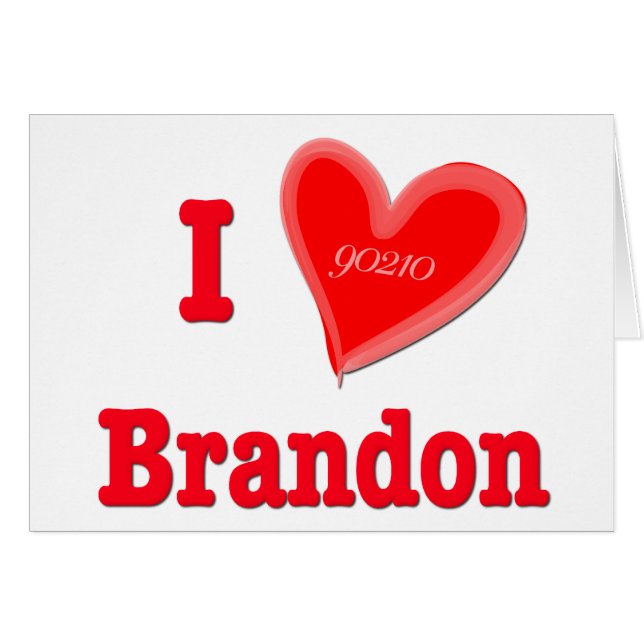 I Love Brandon (Voorkant Horizontaal)