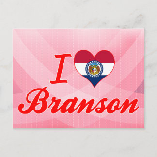 I Love Branson, Missouri Briefkaart