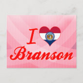 I Love Branson, Missouri Briefkaart (Voorkant)
