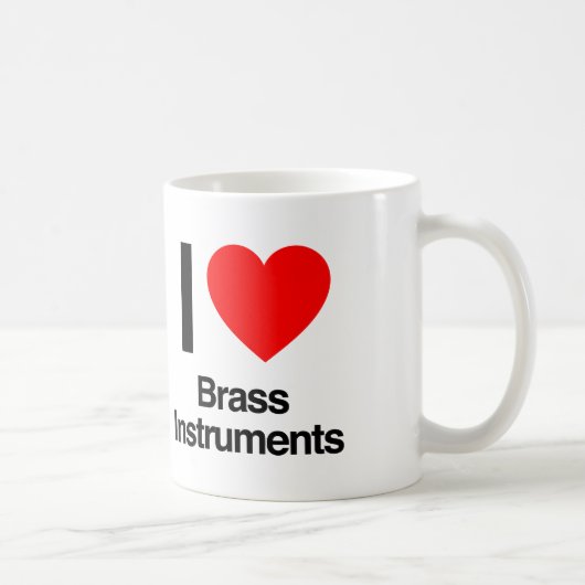 i-love brass -instrumenten koffiemok (Rechts)