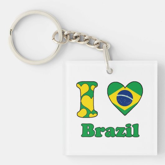 I love Brazil Sleutelhanger (voorkant)