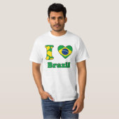 I love Brazil T-shirt (Voorkant volledig)