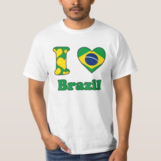 I love Brazil T-shirt (Voorkant)