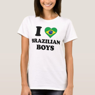 I love Brazilian Boys T-shirt