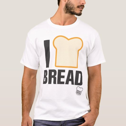 I Love Bread T-shirt (Voorkant)
