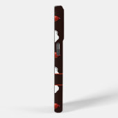 I love breakfast, Food pattern in black Case-Mate iPhone Case (Achterkant / Rechts)