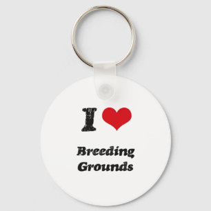 I Love BREEDING GROUNDS Sleutelhanger