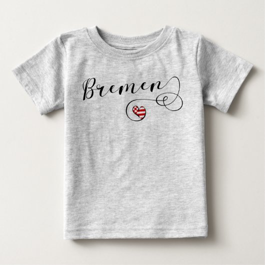 I Love Bremen, Bremen Flag, Duitsland (Voorkant)