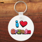 I Love Brenda Sleutelhanger (Achterkant)