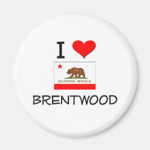 I Love BRENTWOOD California Magneet