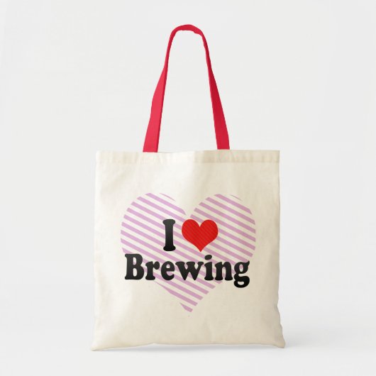 I Love Brewing Tote Bag (Voorkant)