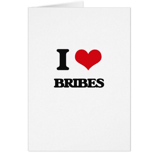 I Love Bribes (Voorkant)