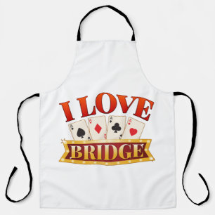 I Love Bridge Card Game Player Schort