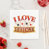 I Love Bridge Card Game Player Servet (Insitu)