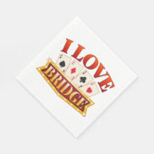 I Love Bridge Card Game Player Servet (Hoek)