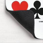 I Love Bridge (Vier kaarteenheden) Muismat (Hoek)