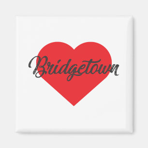 I Love Bridgetown - Barbados Magneet