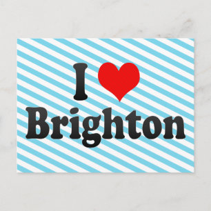 I Love Brighton, Verenigd Koninkrijk Briefkaart