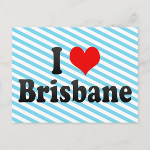I Love Brisbane, Australië Briefkaart