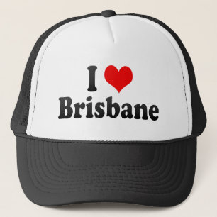 I Love Brisbane, Australië Trucker Pet
