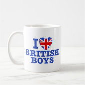 I Love British Boys Koffiemok (Links)