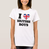 I love British Boys T-shirt (Voorkant)