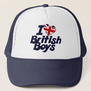 I Love British Boys Trucker Pet