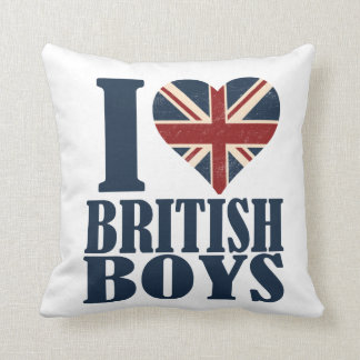 I Love British Boys Union Jack Sierkussen