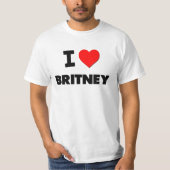I Love Britney T-shirt (Voorkant)