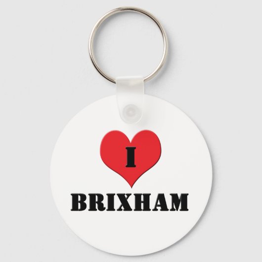I Love Brixham Sleutelhanger (Voorkant)