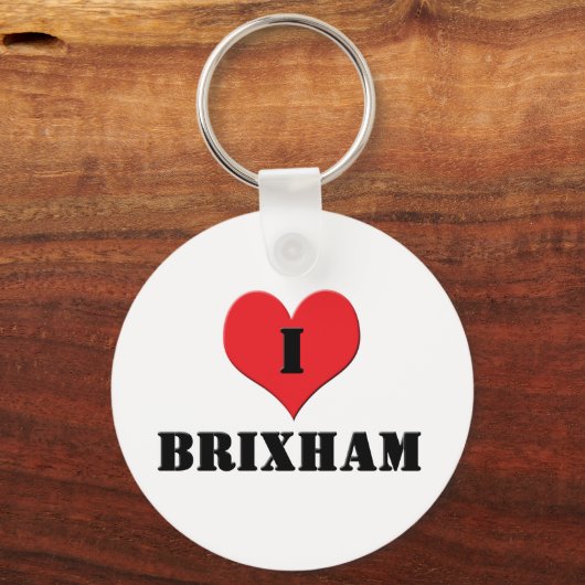 I Love Brixham Sleutelhanger (Voorkant)