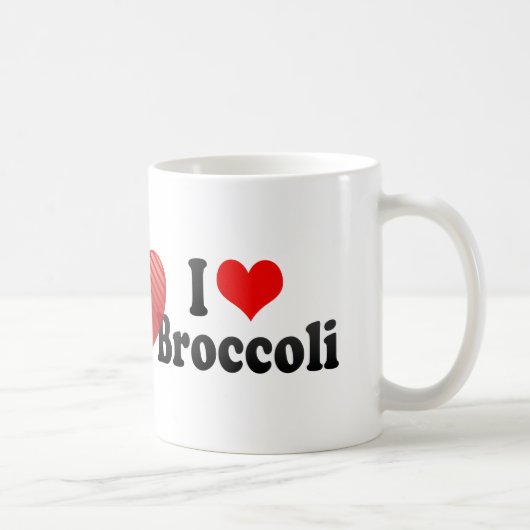 I Love Broccoli Koffiemok (Rechts)