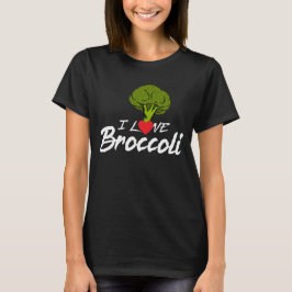I Love Broccoli, Plant Eater, Herbivore, Cute T-shirt