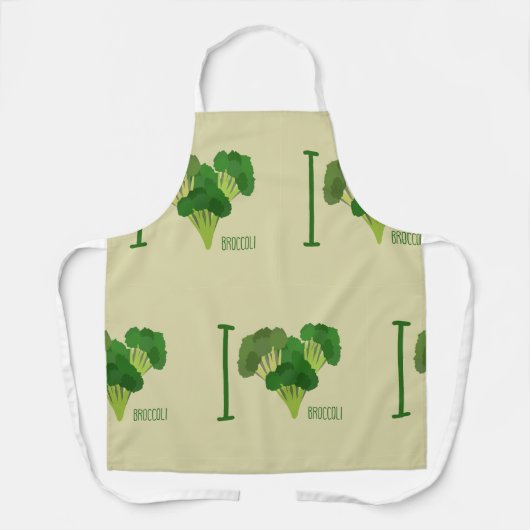 I Love Broccoli Schort (Voorkant)