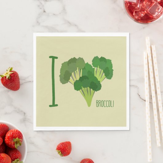 I Love Broccoli Servet (Insitu)